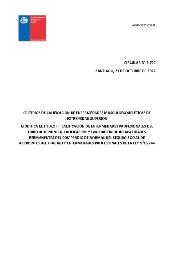 Circular 3704