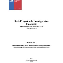 Construyendo evidencia para la prevención: Perfil de riesgo de accidentes y enfermedades profesionales en una cohorte de trabajadores chilenos