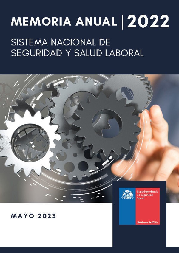 X MEMORIA ANUAL SISTEMA NACIONAL DE SEGURIDAD Y SALUD LABORAL DEL AÑO 2022