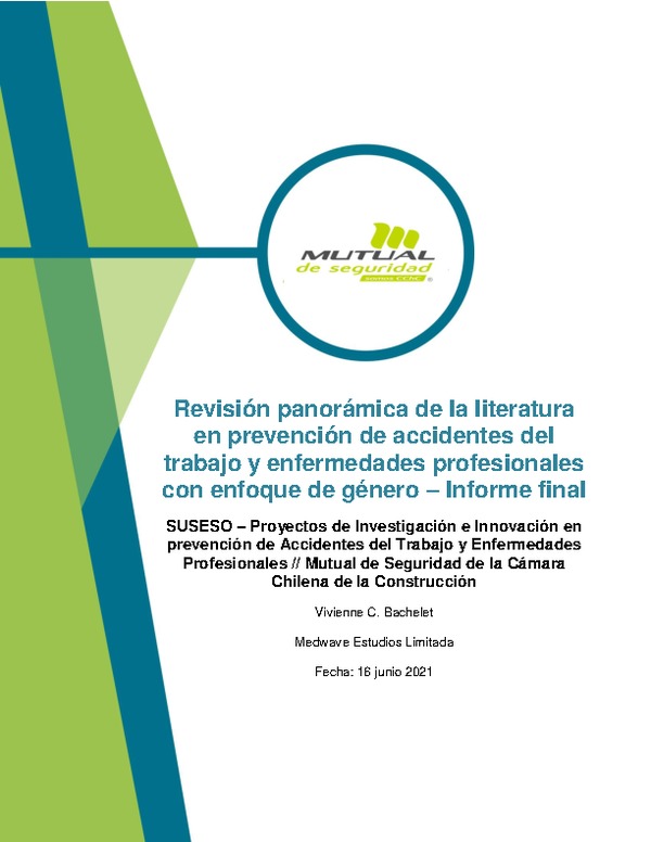 Revisión panorámica de la literatura en prevención de accidentes del trabajo y enfermedades profesionales con enfoque de género