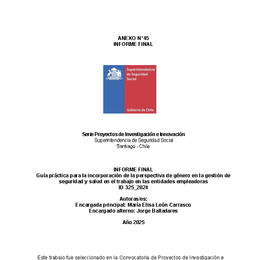 Guía práctica para la incorporación de la perspectiva de género en la gestión de seguridad y salud en el trabajo en las entidades empleadoras