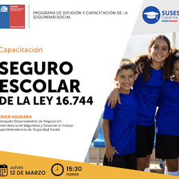 Seguro escolar de la ley 16.744